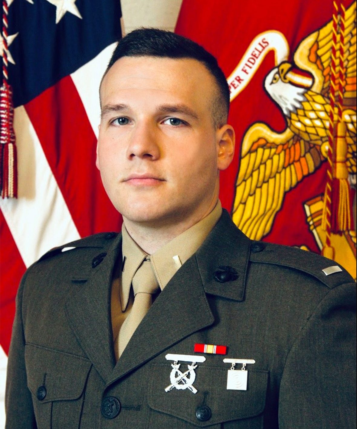 Headshot of a man in military regalia